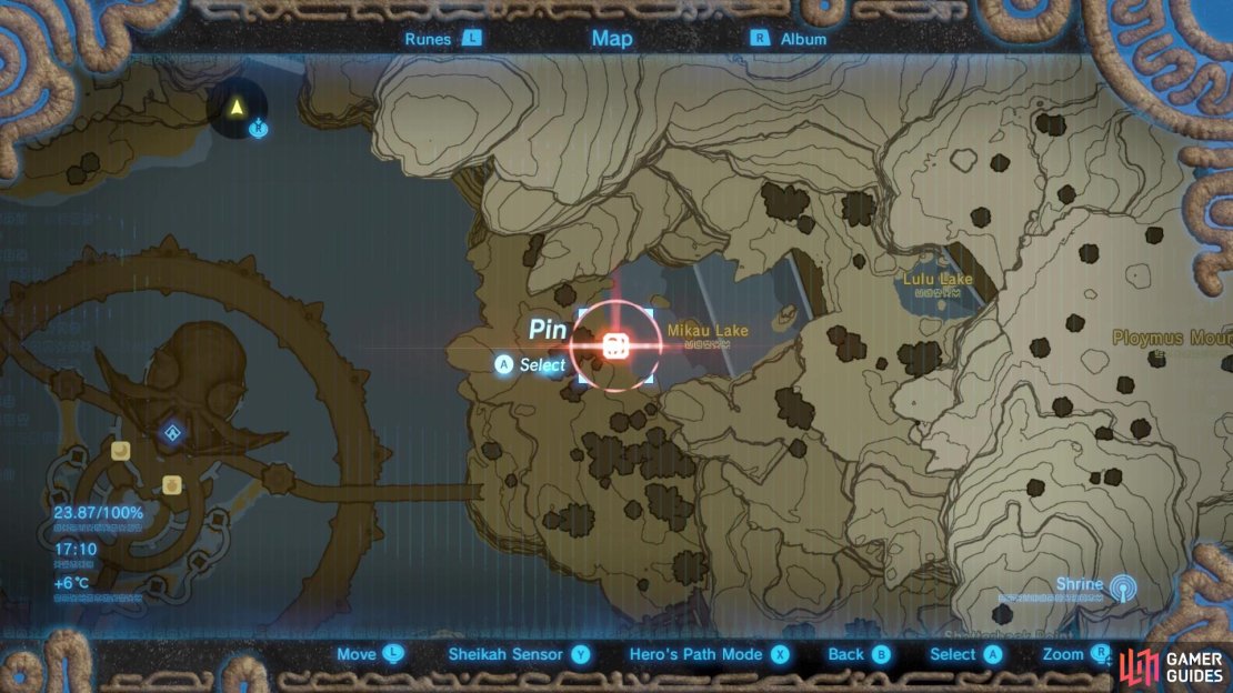 Head to this location and you’ll spot your first blue ring!