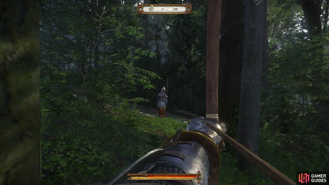 You may need to kill a few patrols on the outskirts of the encampment to ensure that you can scout the area undetected.
