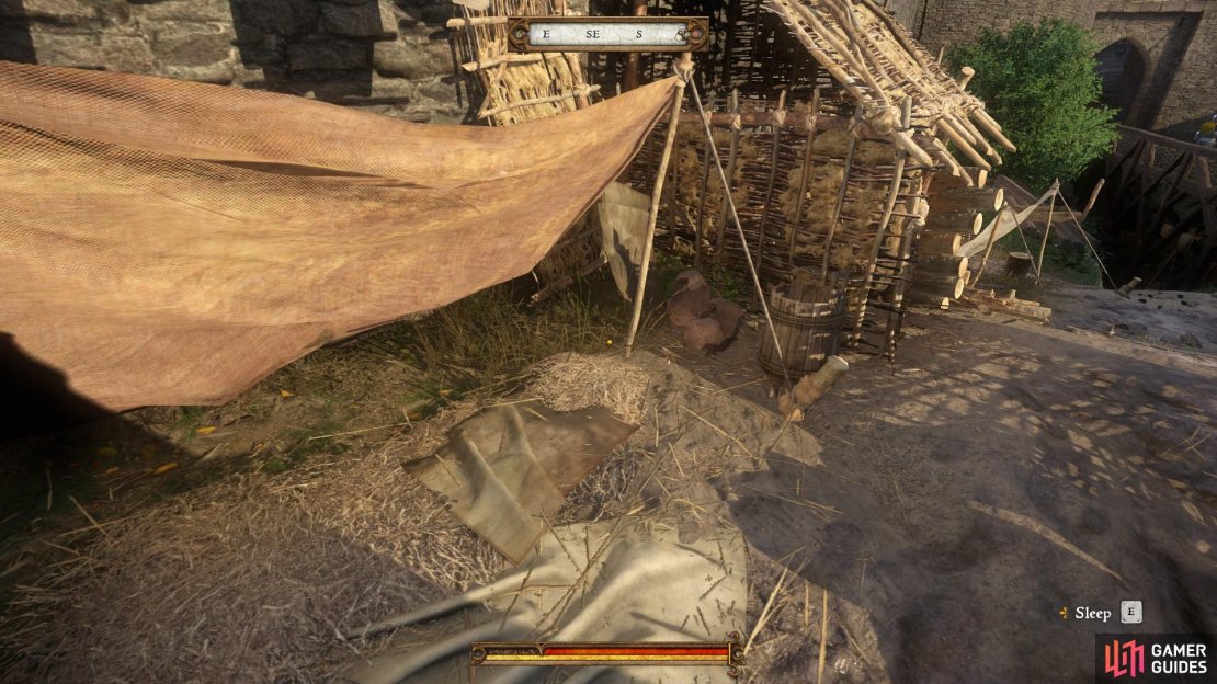 Get some sleep in one of the beds at the refugee camp if you don’t feel like walking back to Rattay Mill.