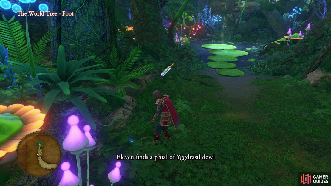 You can grab an Yggdrasil Dew on the path to Yggdrasil&rsquo;s heart