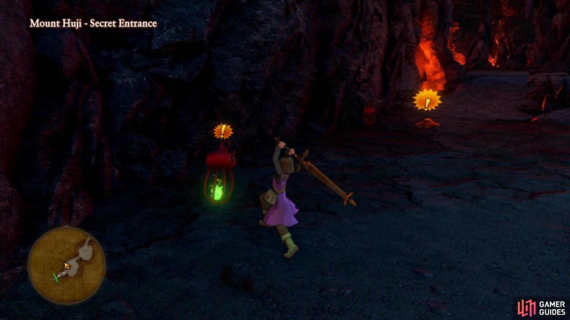 You&rsquo;ll find many Lava Lamplings in Mount Huji&rsquo;s secret entrance.