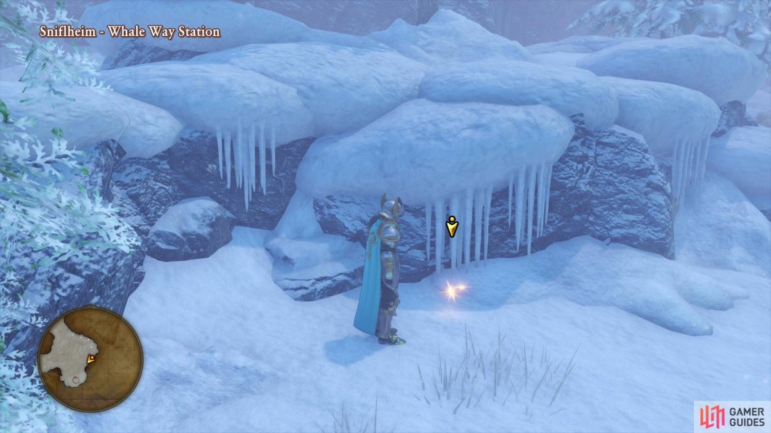 You&rsquo;ll find the Crystal Lily to the southeast of the Whale Way Station.