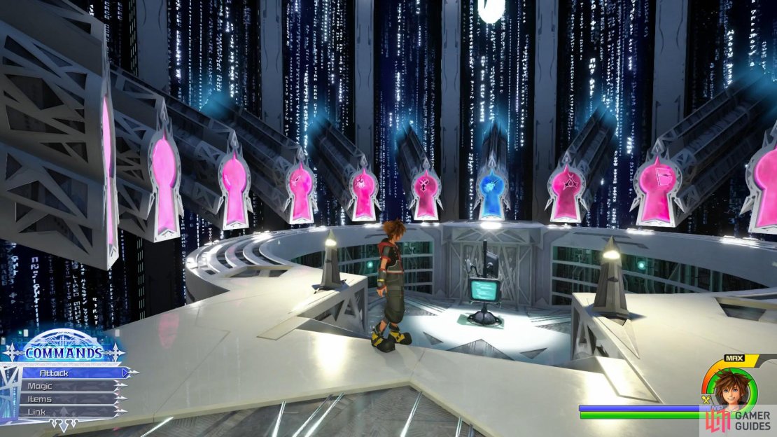 You’re free to take on the bosses in any order of your choosing.