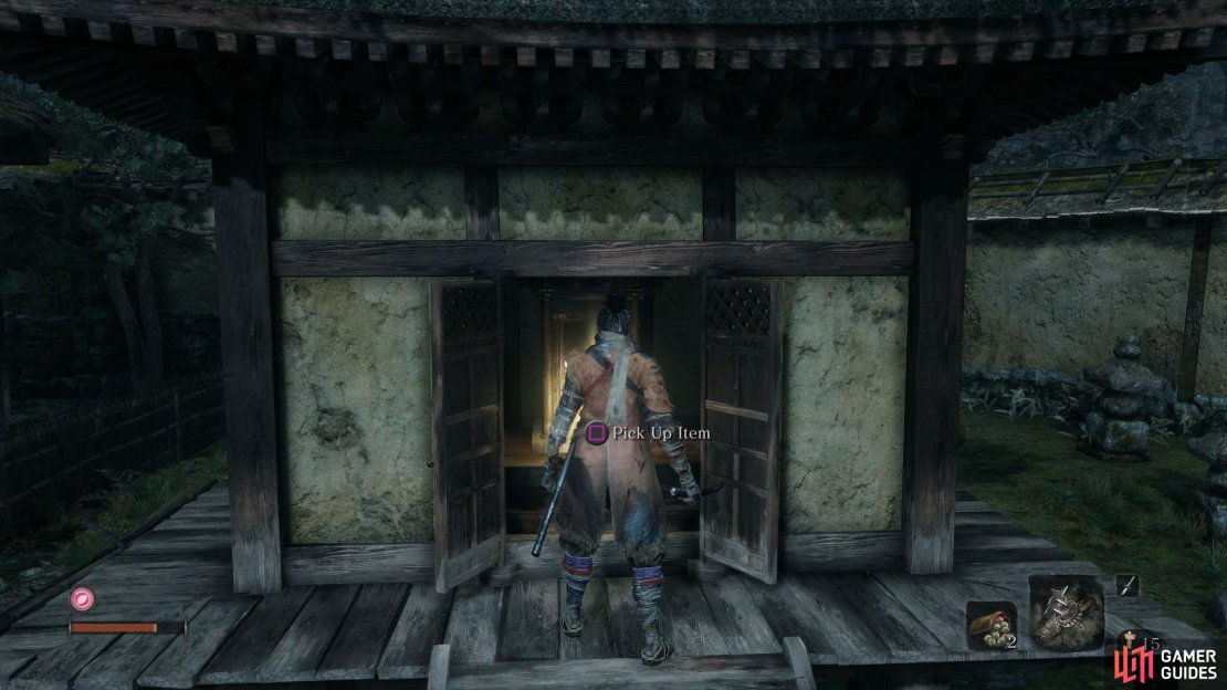 Inside the temple by the two guards is the tool for the Loaded Axe.