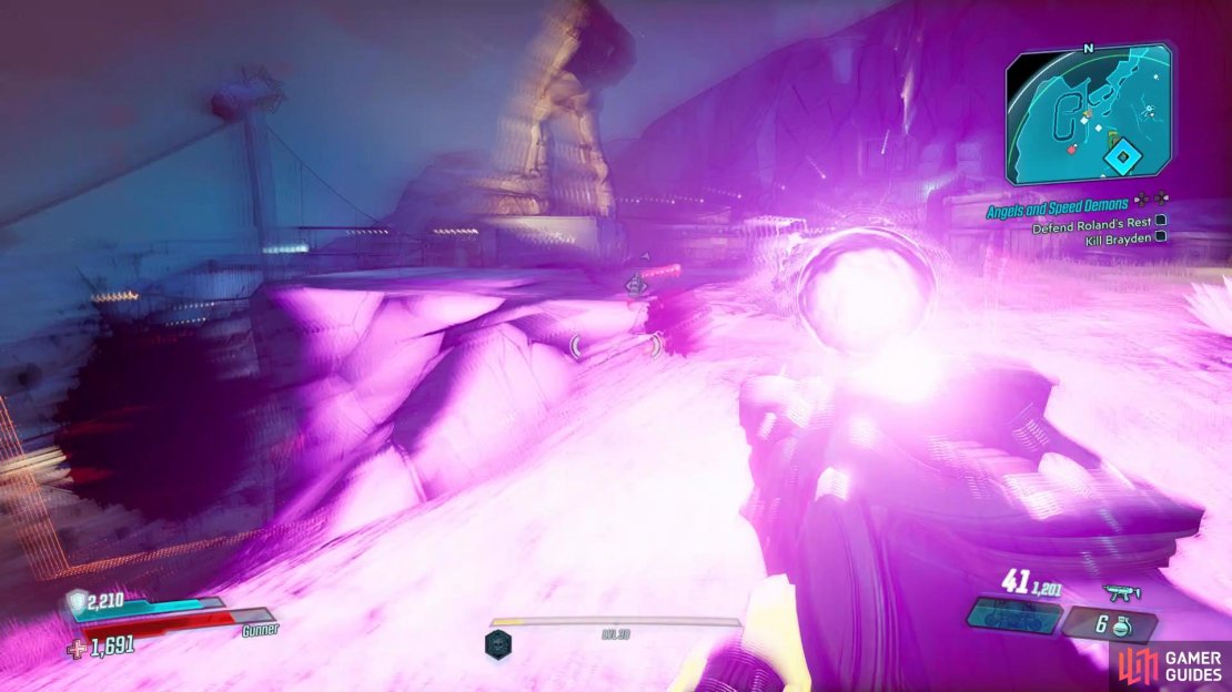 Brayden&rsquo;s purple orbs will deal huge damage if they connect.