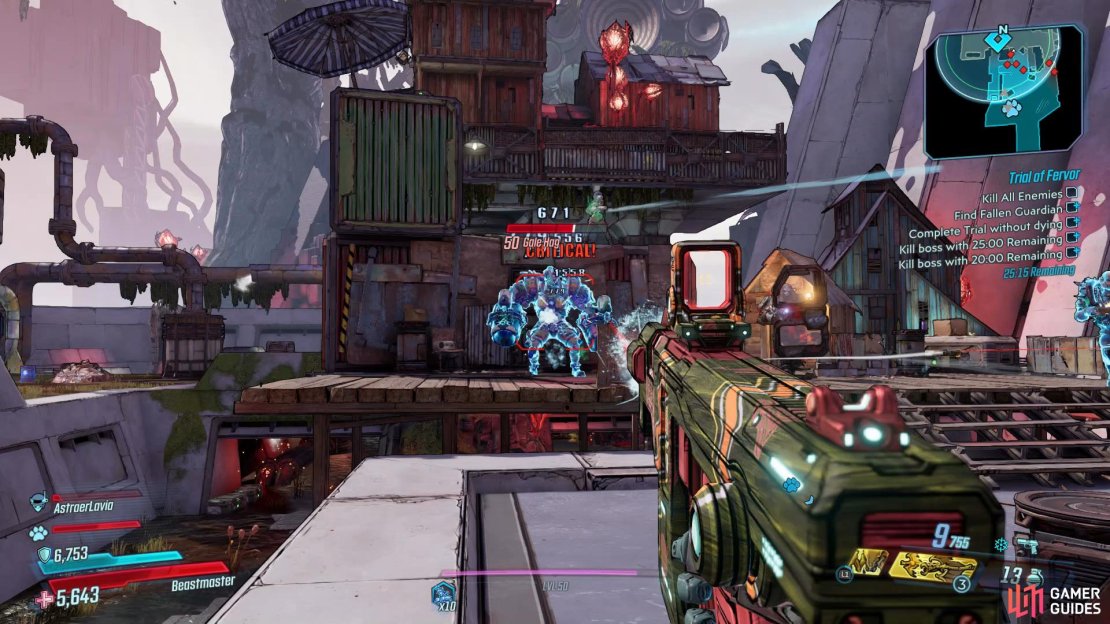 Take out the Hags and Badass Goliath&rsquo;s in the area.