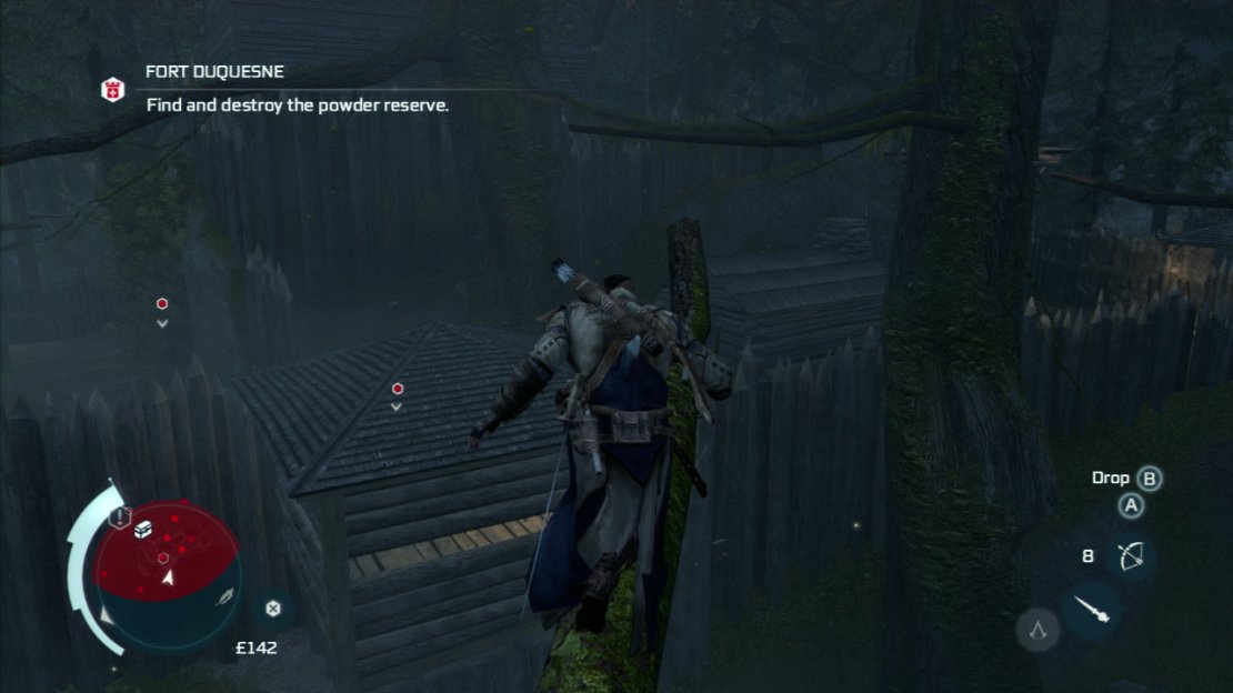 Does beating a fort in a silent manner earn you anything? Only the warm, fuzzy embrace of personal victory, we’re afraid to say. That said it’s still an interesting challenge to undertake if you fancy it, and one that will earn big kudos from other Assassin’s Creed III players should you upload such a run to Youtube.