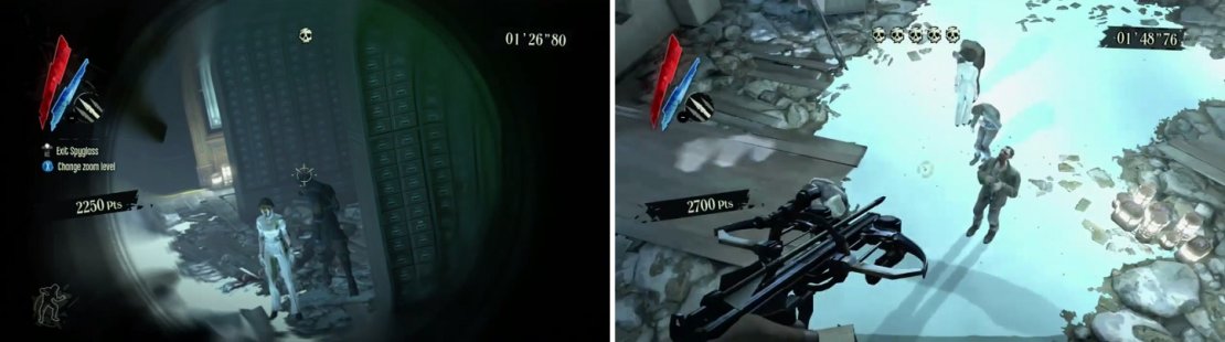 You&rsquo;ll mainly be fighting Assassins in this challenge (left), but you will also encounter Weepers (right).