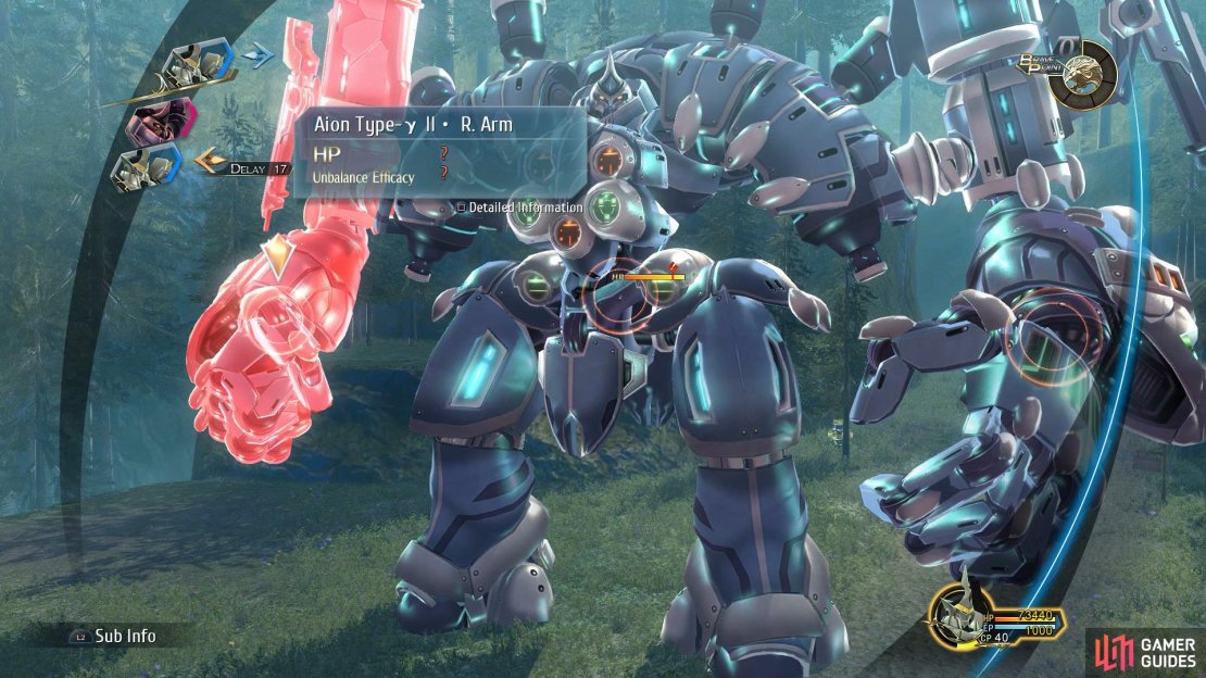Aim for the Right Arm when it is standing in its default stance