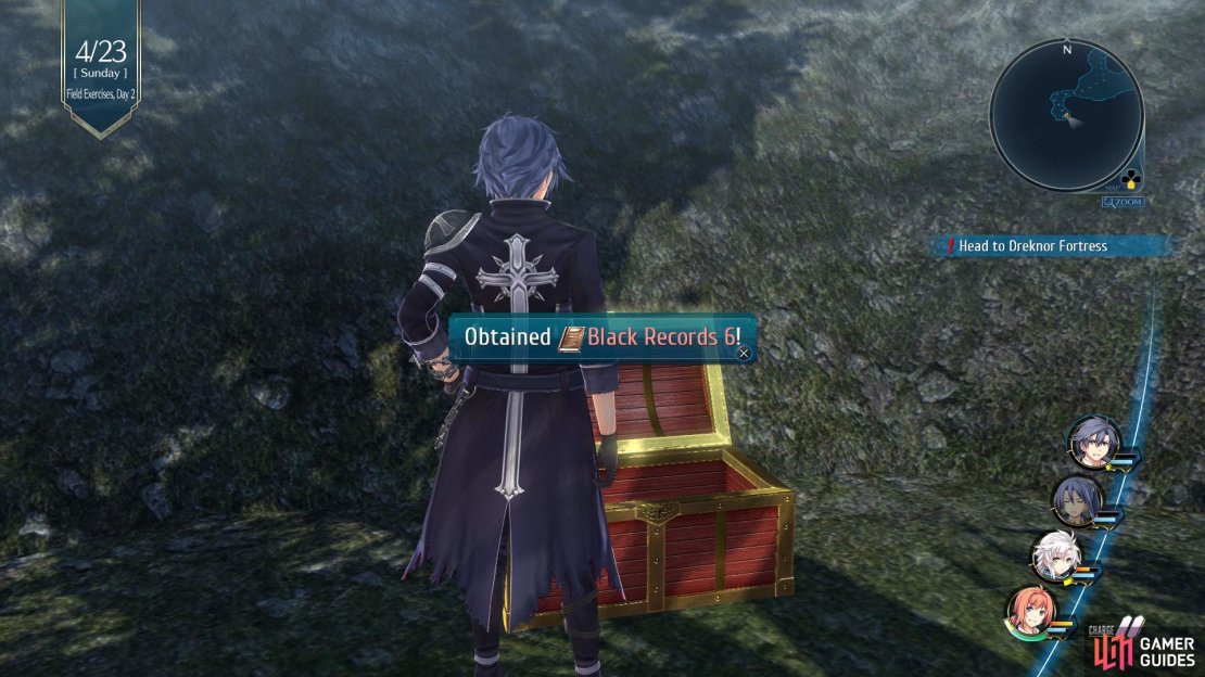 Go down the path on the right after you’ve defeated Queen Kumanba to find a Chest that contains the Black Records 6