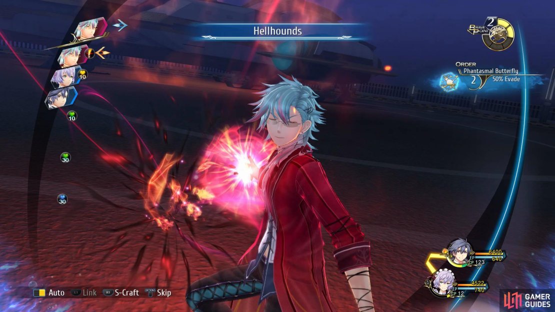 During your battle against McBurn he’ll use an attack called Hellhounds, make sure to heal up after this.