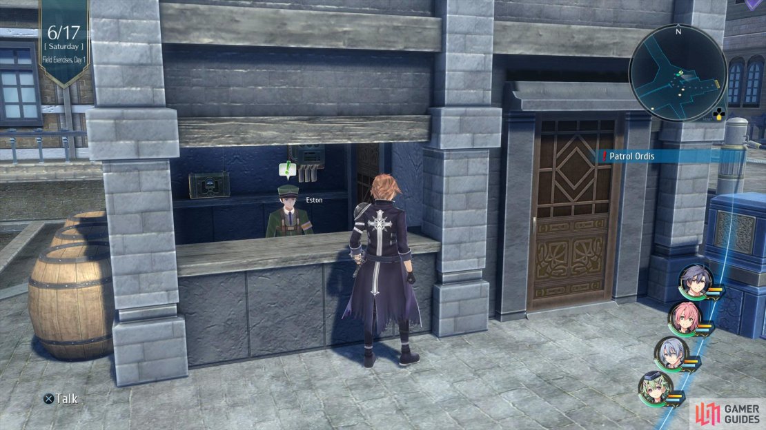 Accept the Yacht-a, Yatcht-a, Yacht-a Side Quest from Eston.