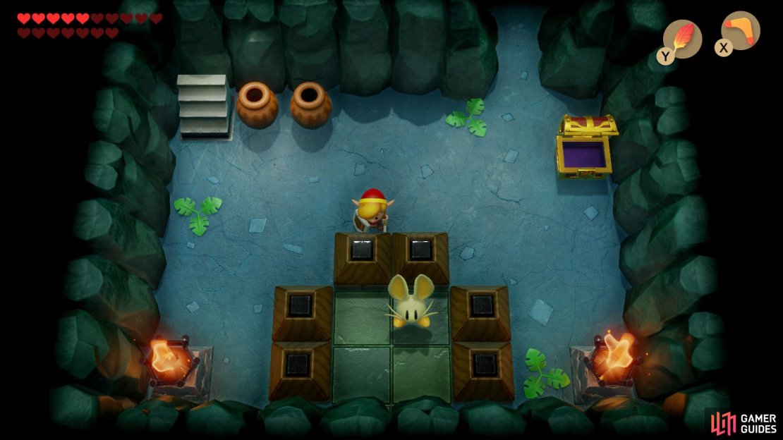 In order to defeat this enemy you&rsquo;ll need throw an item over its head. 