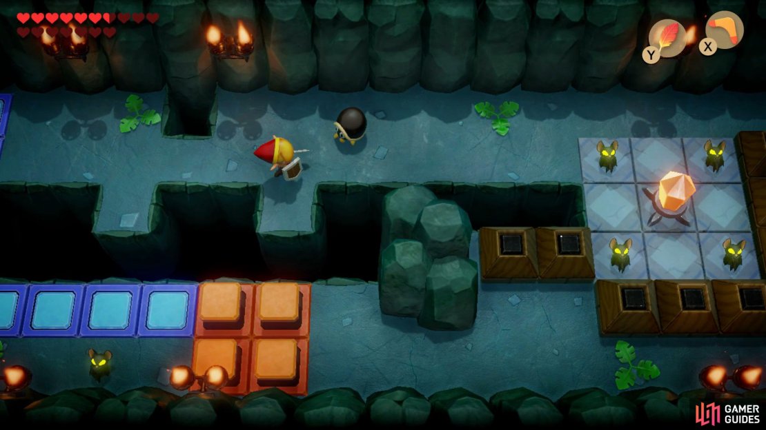 In order to take out out this enemy you&rsquo;ll need to hit it off the side.