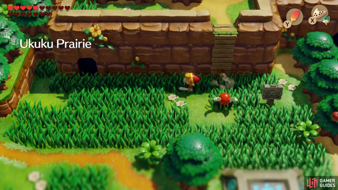 This enemy can be killed with you Sword but you&rsquo;ll need to wait for him to land.