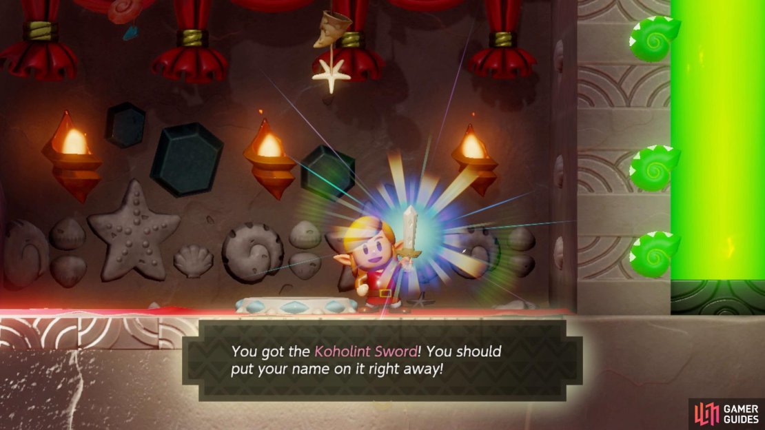 Update your amount of Secret Seashells found in the Seashell Mansion and you&rsquo;ll rewarded with Koholint Sword for reaching the fourth milestone
