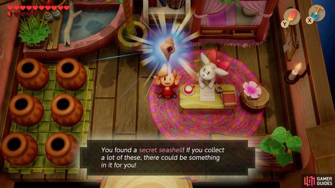 Collect the Secret Seashell from Cristine after delivering the Goat&rsquo;s Letter.