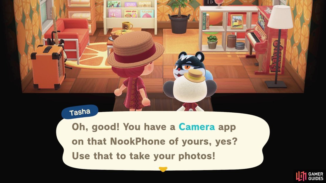 Use your camera to take photos of the vacation home.