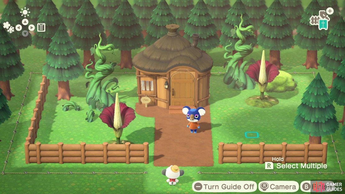 Add some vines and titan arums to make a jungle-themed garden.