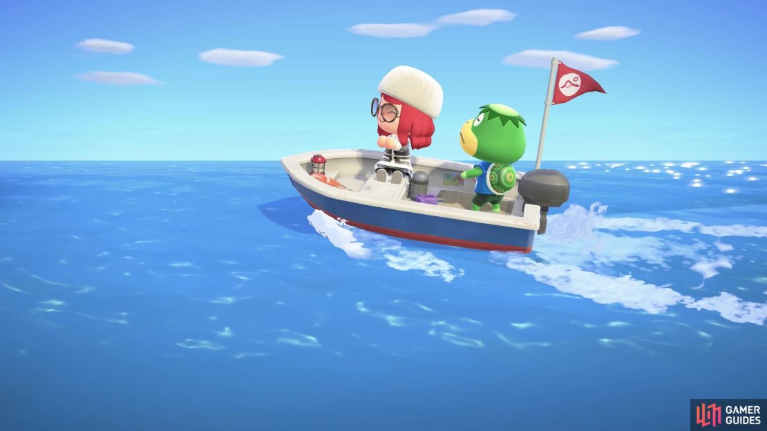Pay 1,000 Nook Miles to go on a Boat Tour with Kapp&rsquo;n.