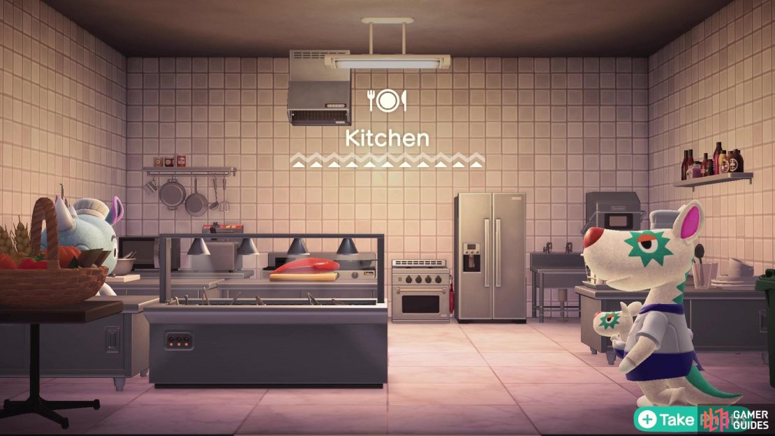 The kitchen will be manned by two chefs.