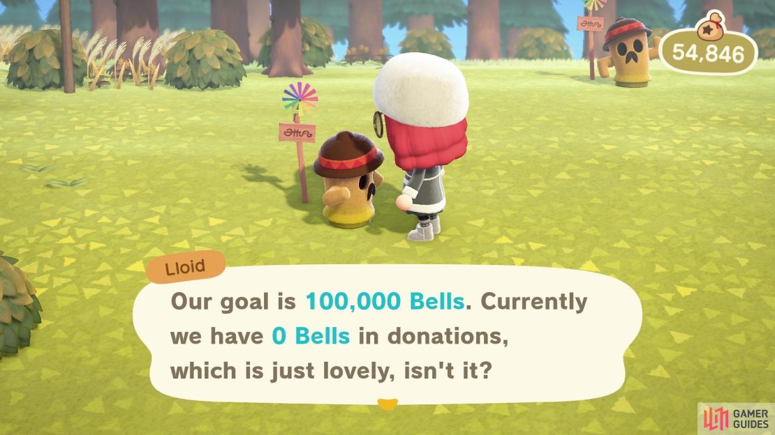 There are several Lloids on the island to which you can donate.