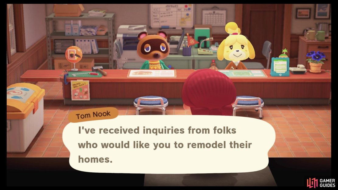 You can now remodel your villagers’ homes.