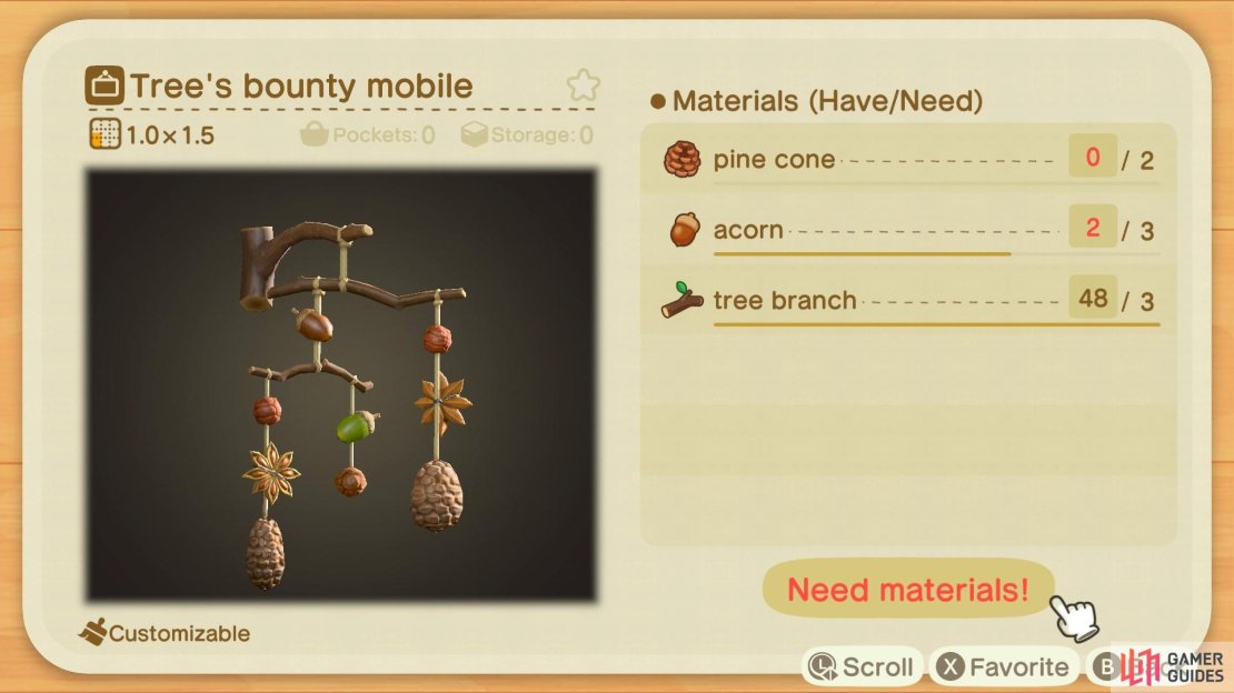 The Tree&rsquo;s Bounty Mobile can be hung up on walls in your home. 