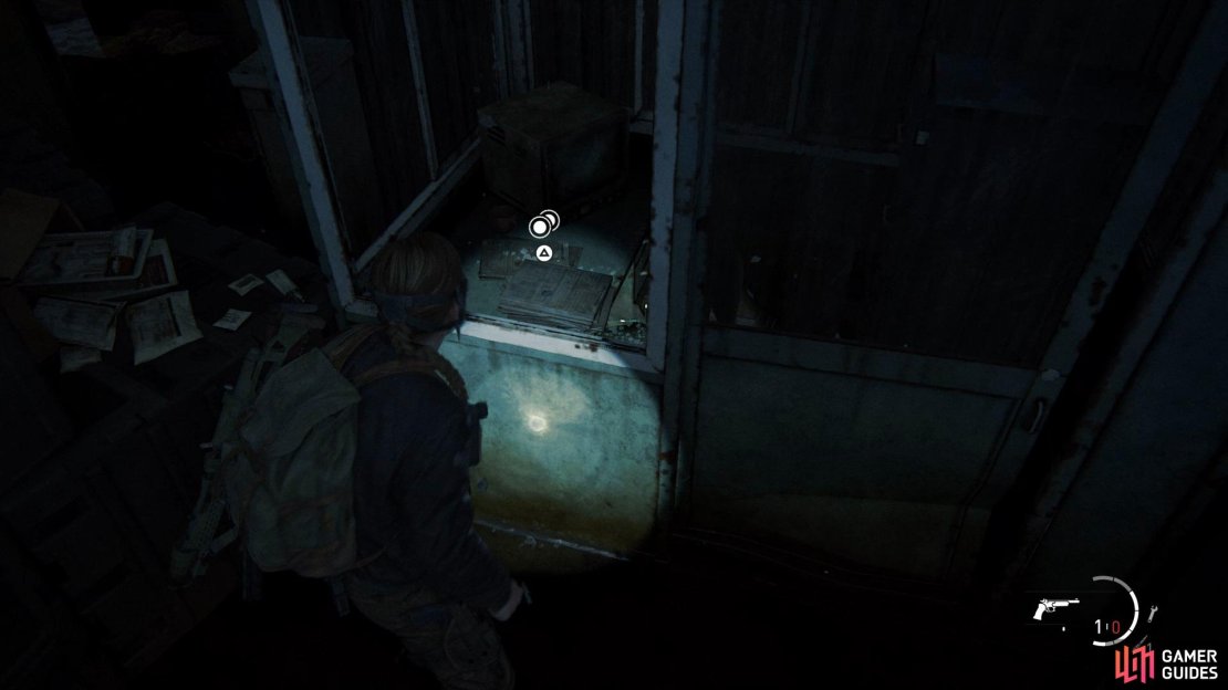 Once you&rsquo;ve gone into the flooded garage, look to your left to find this Coin. 