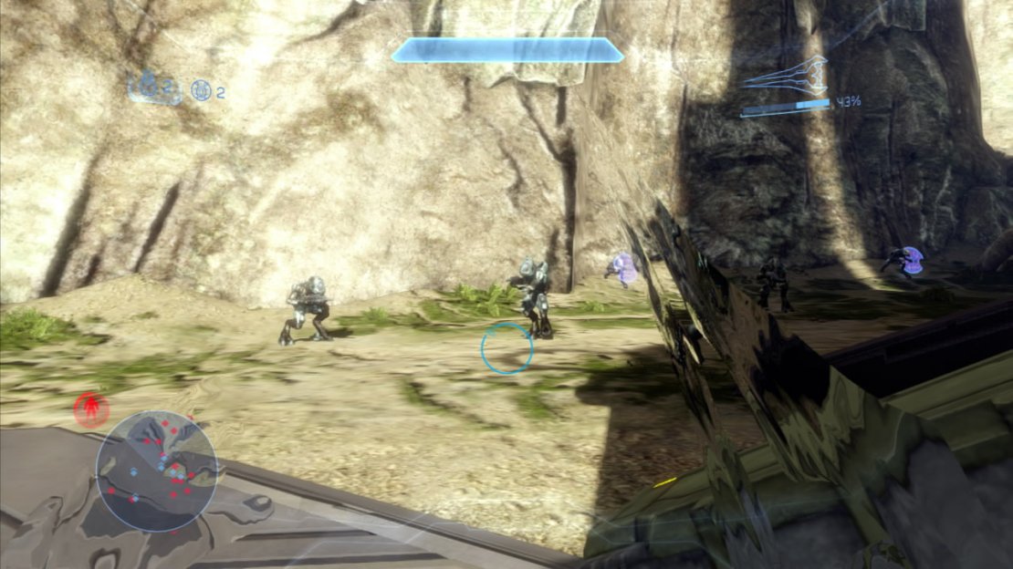 Halo 4&rsquo;s cloaking ability. Activate it to become temporarily invisible. Use it to sneak past enemies or perform a stealthy assassination from behind. Shooting whilst cloaked will cause you to become slightly visible. As such, if you want to shoot, weapons with a single shot would be more complimentary to the ability than a rapid or burst fire weapon.