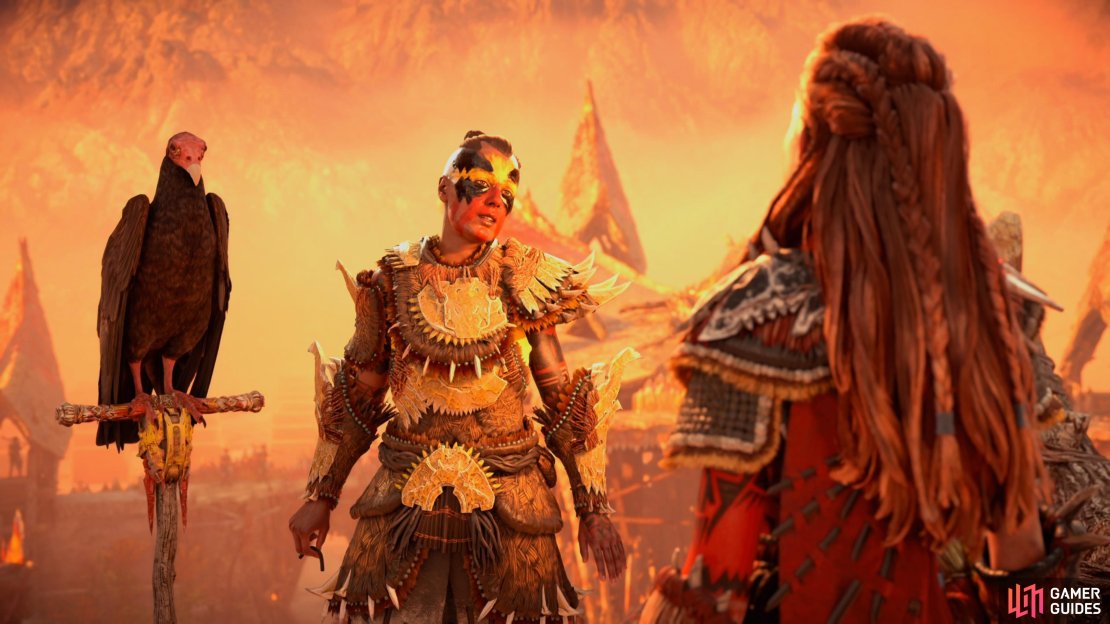 Speak with Drakka or Yarra at the Scalding Spear to begin this Errand.