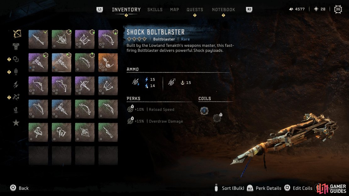Overview of the Shock Boltblaster.