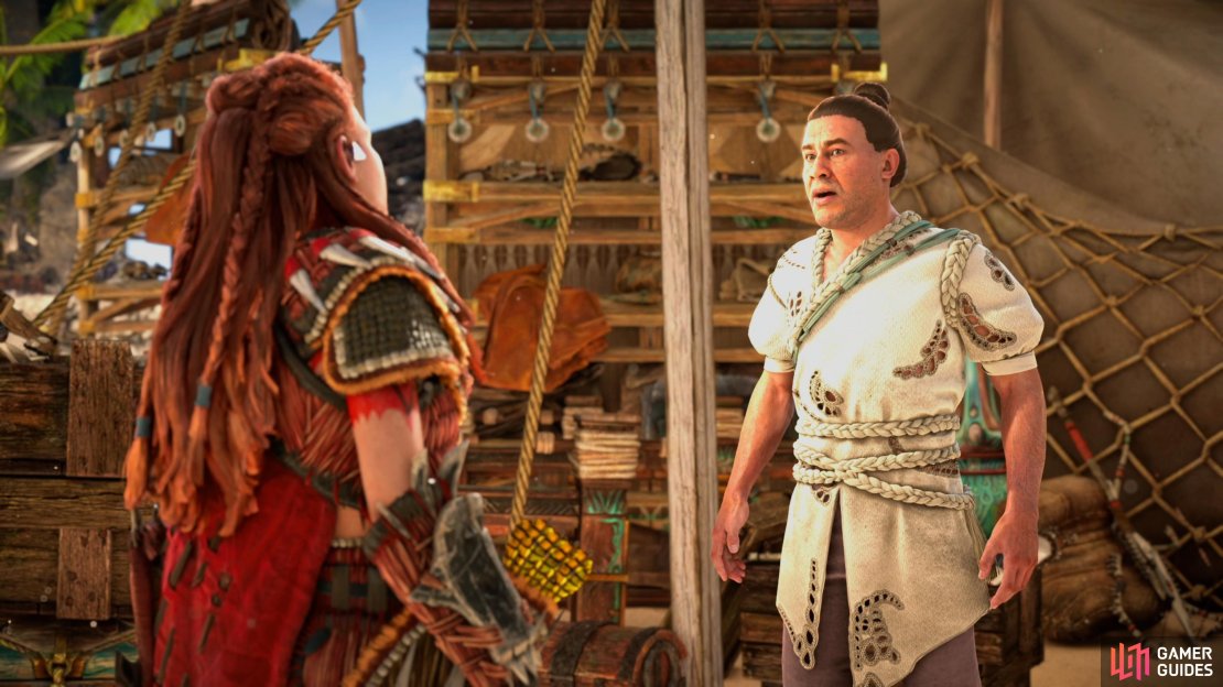 Aloy speaks with Jomar for the first time