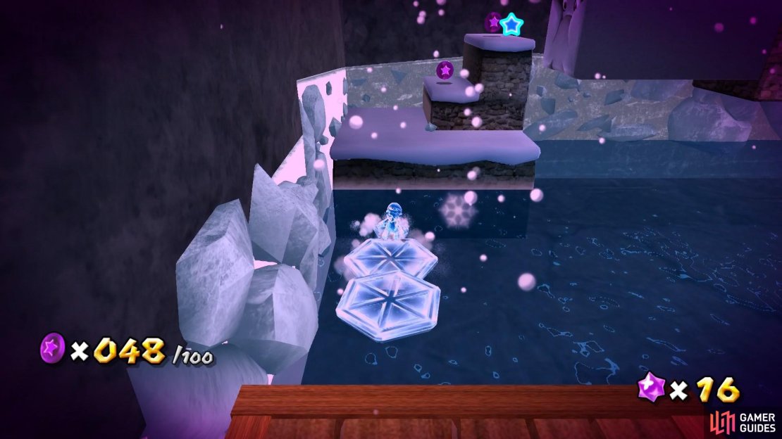 You&rsquo;ll need to use Ice Flowers a lot in this level.