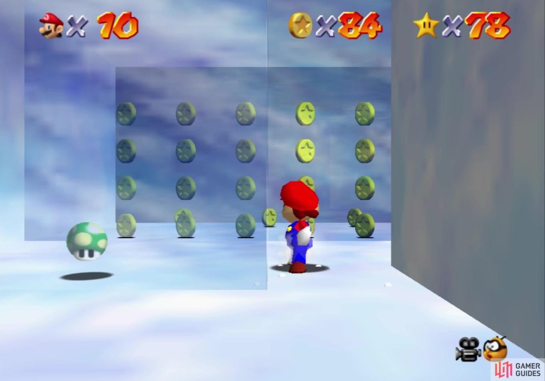 There&rsquo;s a lot of coins in the one ice wall inside the igloo