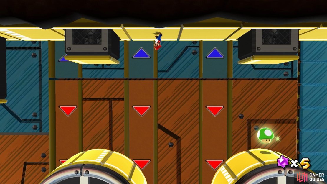 Make your way through the gravity chamber.