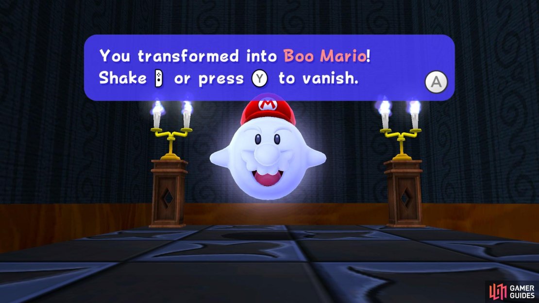 In Ghostly Galaxy, you&rsquo;ll be introduced to Boo Mario!