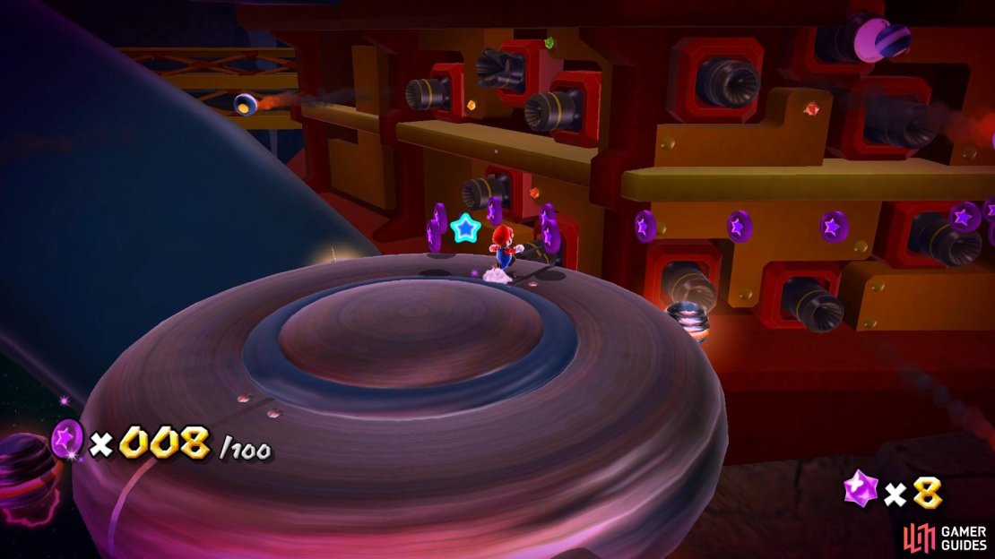 Stay on the saucer and it’ll take you through all of the coins you need.