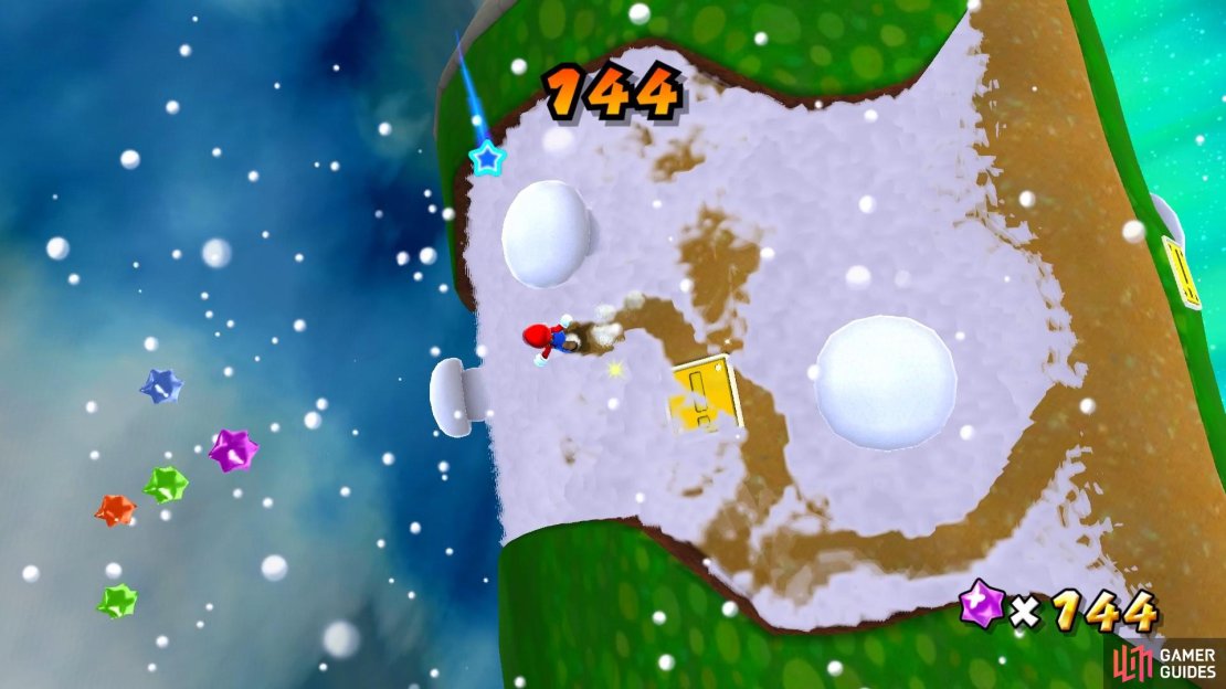 You&rsquo;ll need to use your star cursor to get rid of the snow.