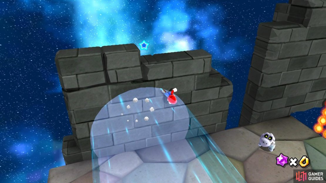 The spotlights will change the pull of gravity and you&rsquo;ll need to use this to your advantage!