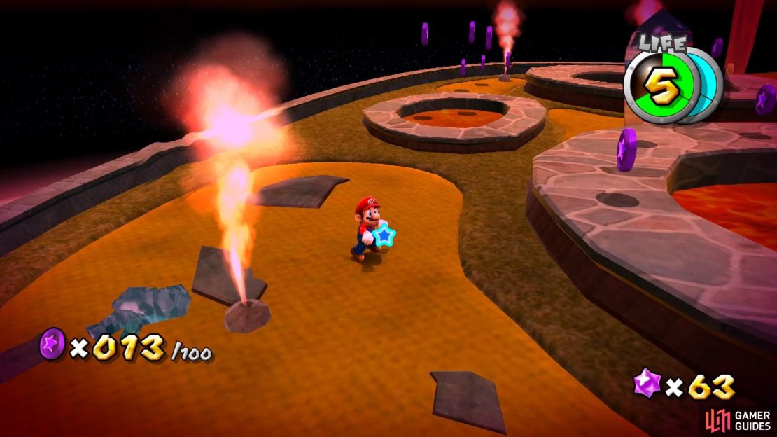 In the starting area, you&rsquo;ll find lots of easy-to-grab coins!