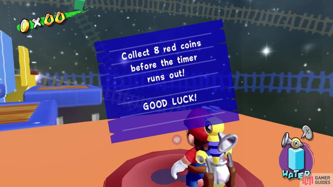 You&rsquo;ll have a minute and a half to collect all 8 red coins in this area.