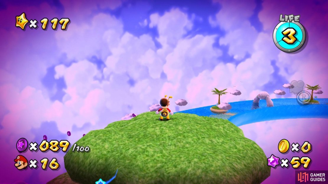There are lots of high places that you&rsquo;ll need to fly up to to grab some extra coins.