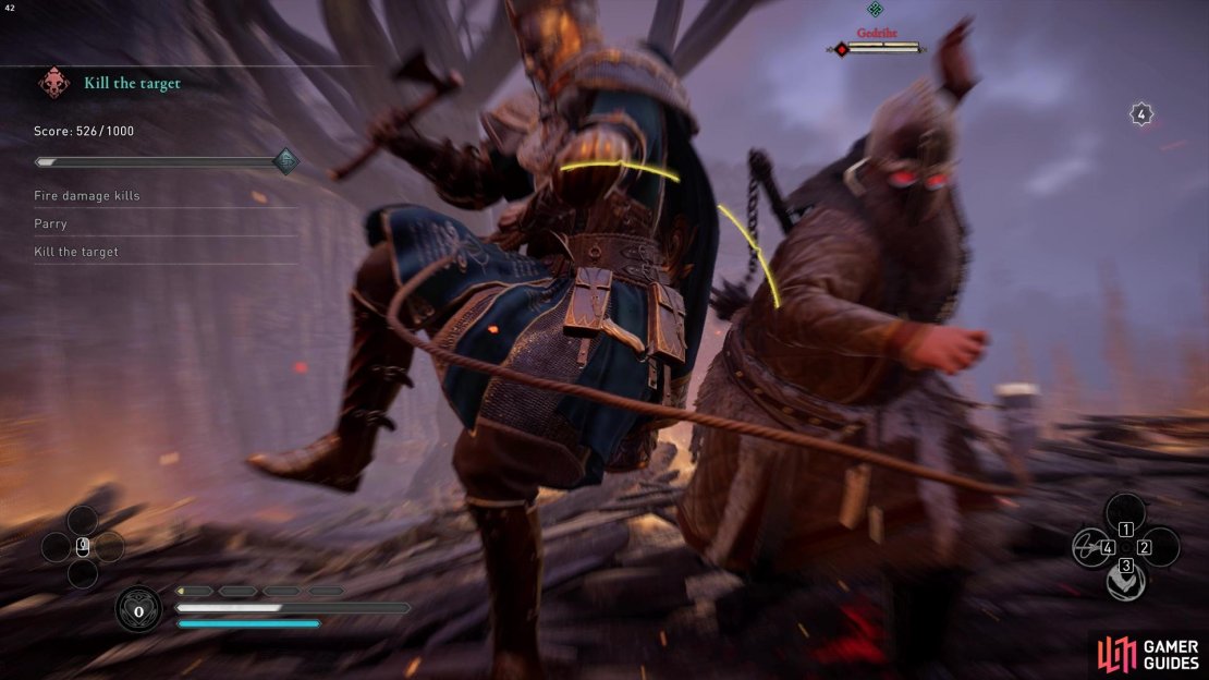 The Goliath is a target that must be killed to complete the trial.