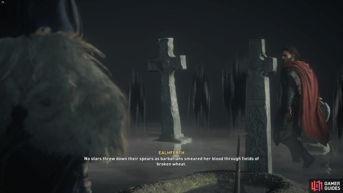 The Seax cutscene.