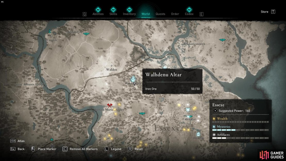 Location: Walhdenu Offering Altar Mystery.