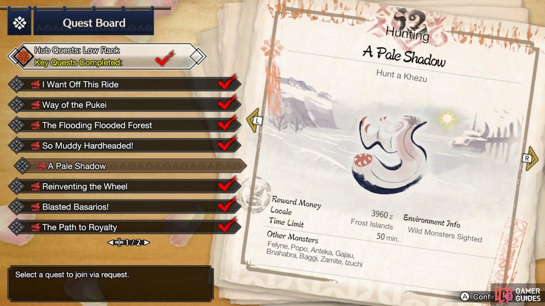 The A Pale Shadow Quest becomes available when you reach 2* Hub Quests.