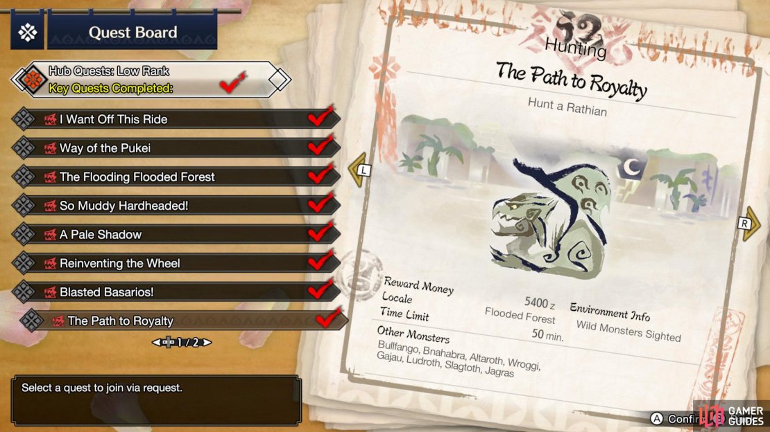 The Path of Royalty Quest becomes available when you reach 2* Hub Quests.