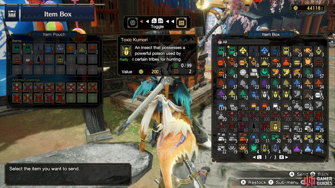 Toxic Kumori has a chance to be obtained from the Argosy.