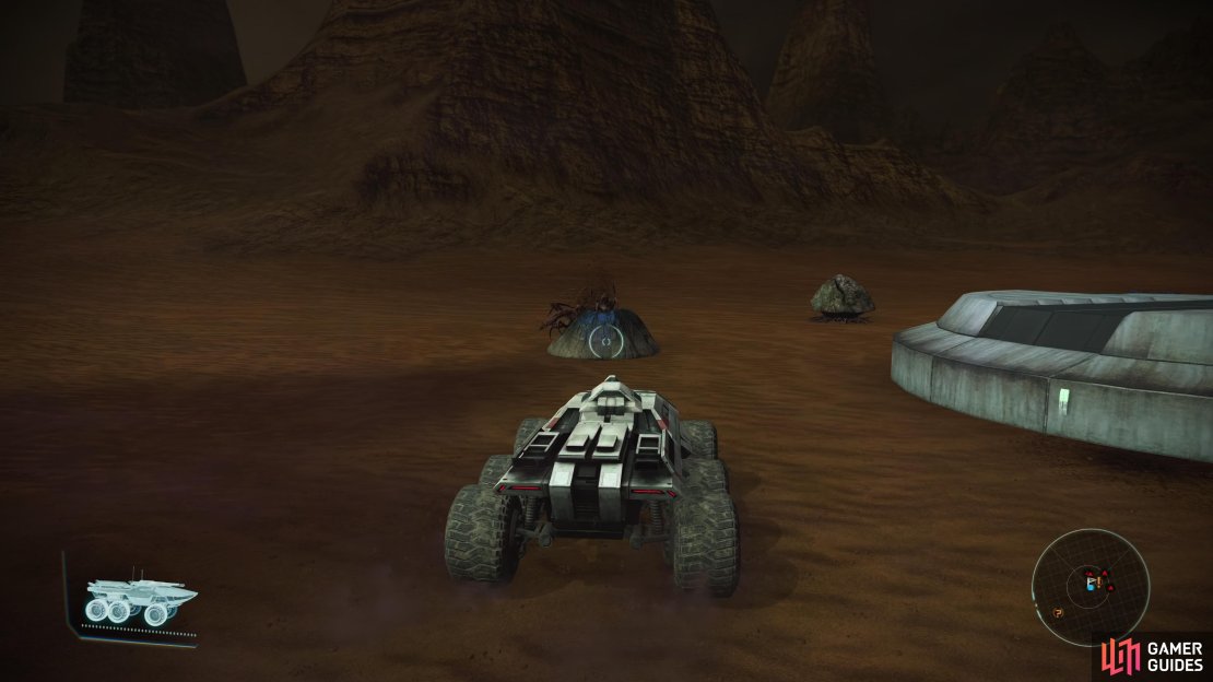 Deal with the Rachni Soldiers using the Mako outside of the Listening Post